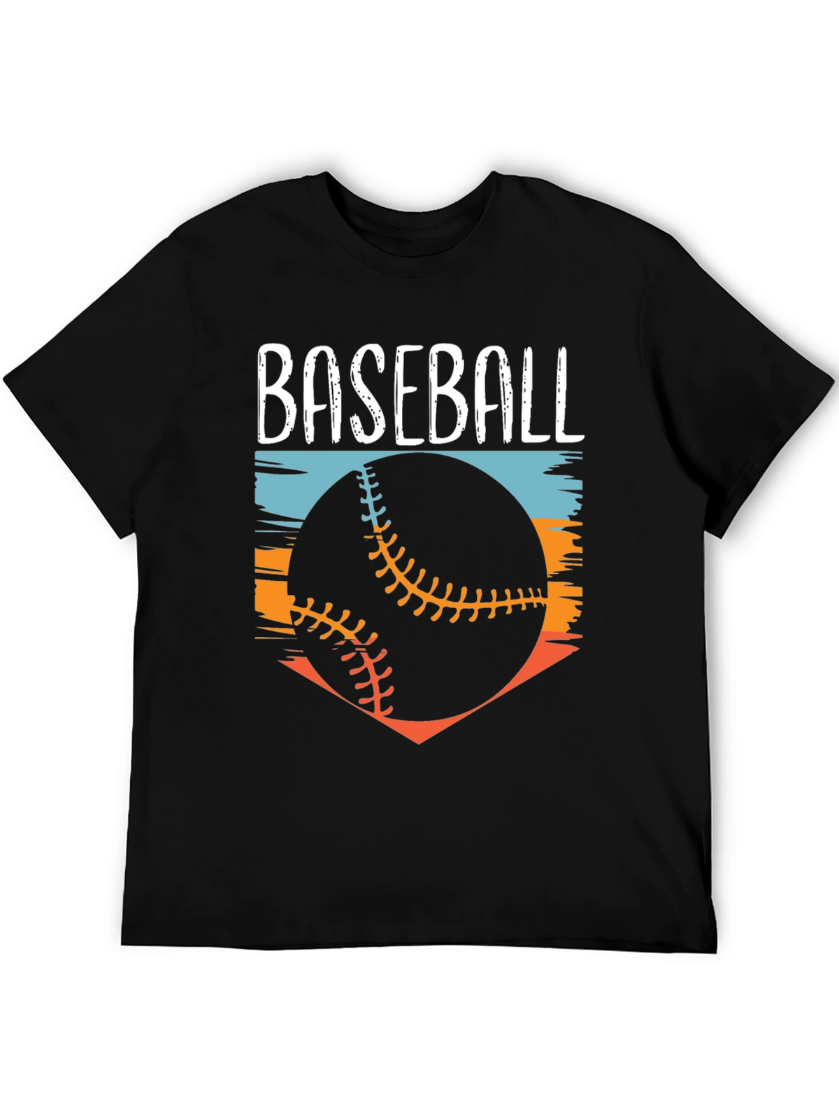 Baseball Graphic Tee - Black