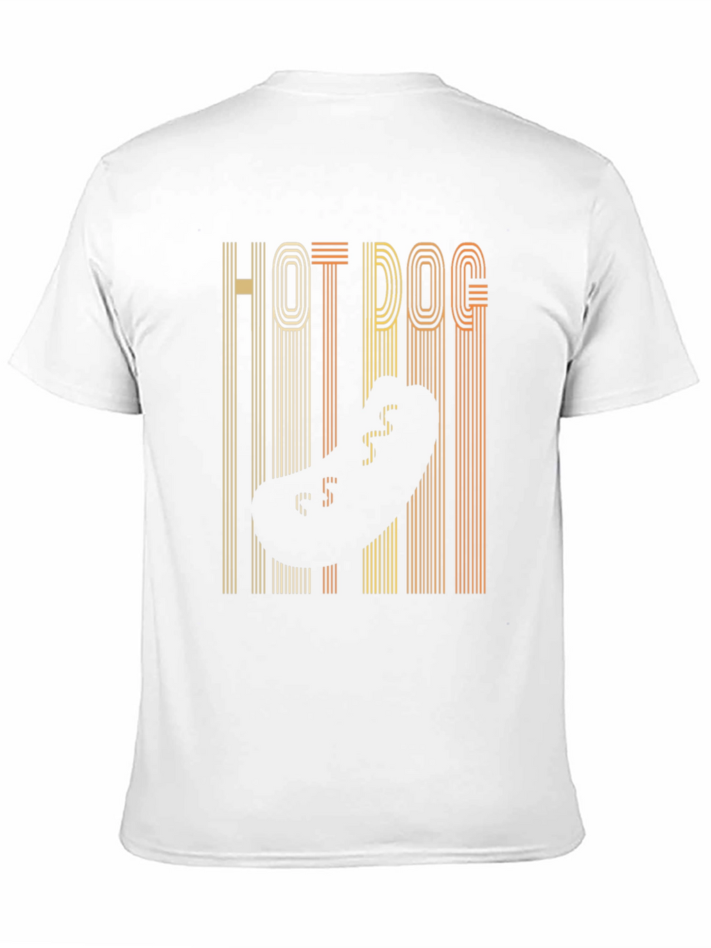 Retro Hot Dog Graphic Tee - Black T-Shirt