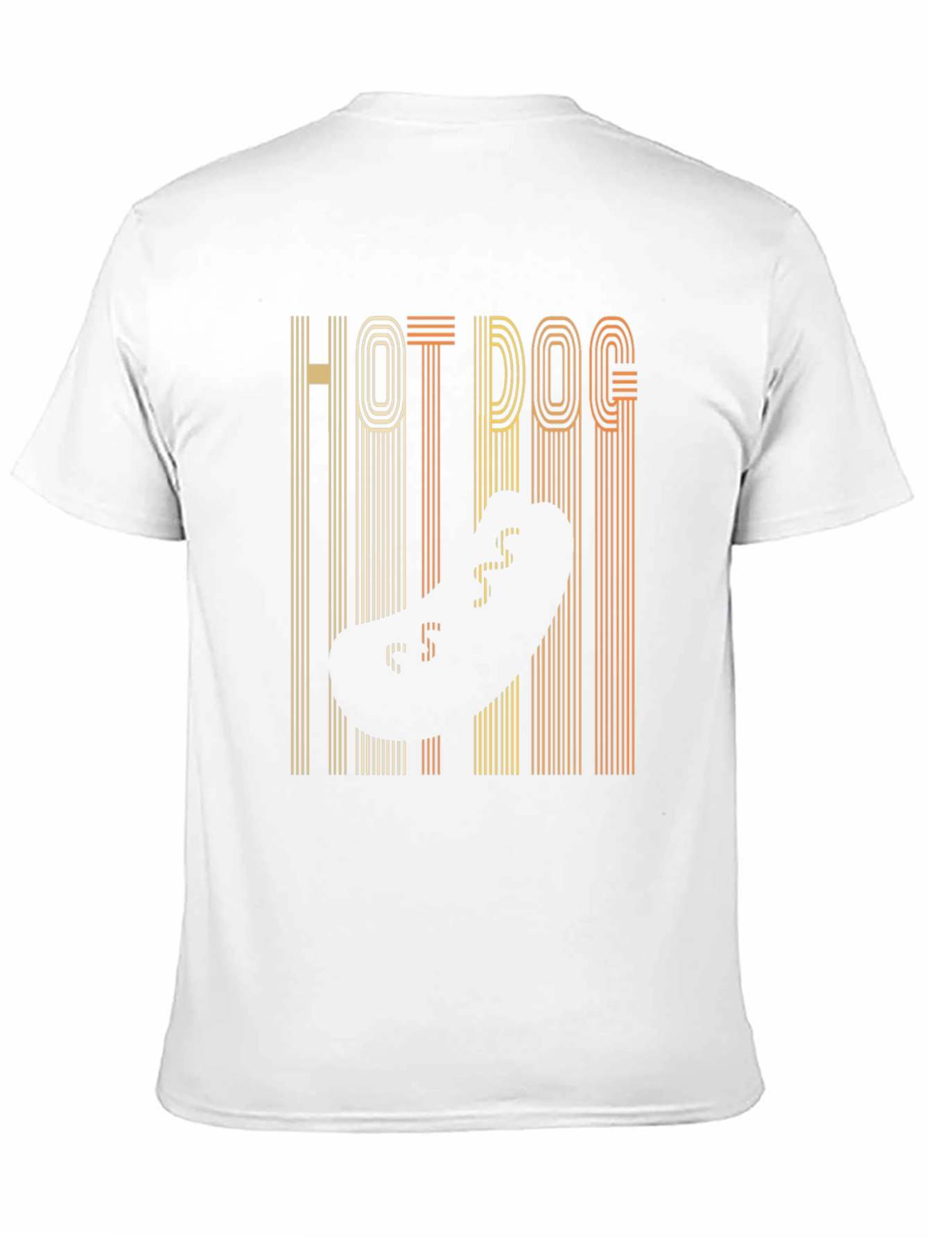 Retro Hot Dog Graphic Tee - Black T-Shirt