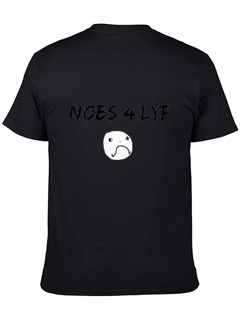 Nobs 4 Lyf Black Graphic Tee