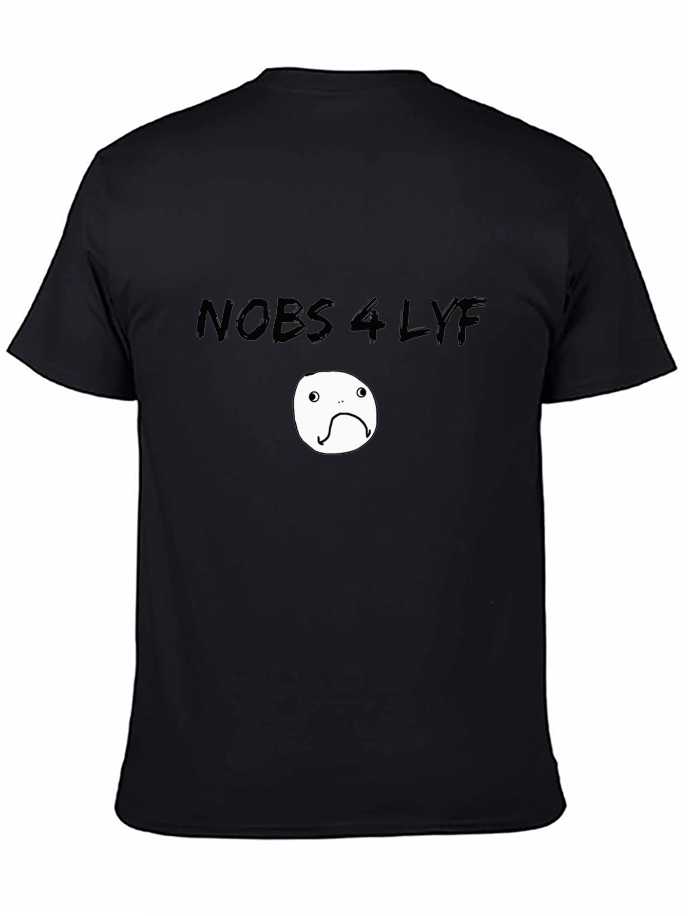 Nobs 4 Lyf Black Graphic Tee