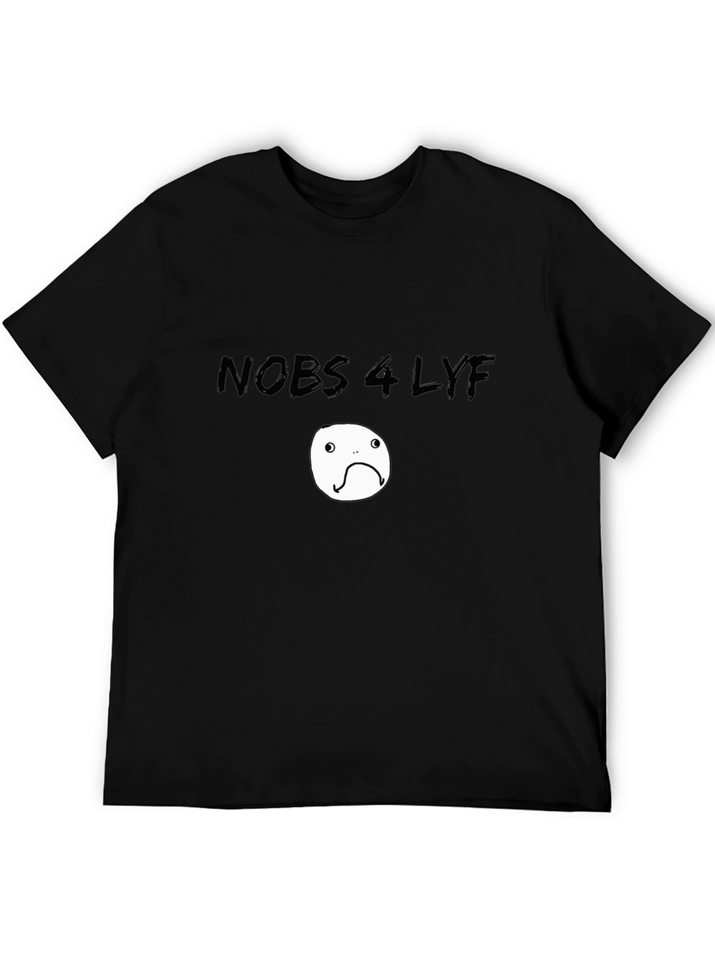 Nobs 4 Lyf Black Graphic Tee