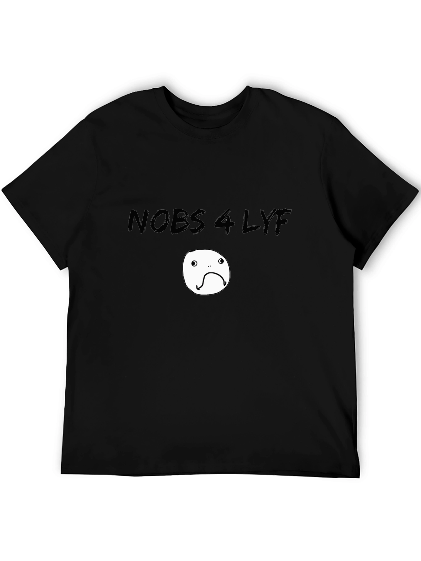 Nobs 4 Lyf Black Graphic Tee