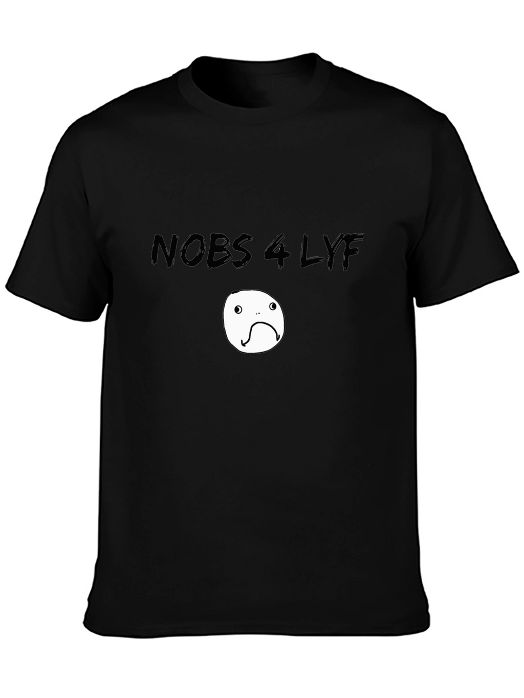 Nobs 4 Lyf Black Graphic Tee
