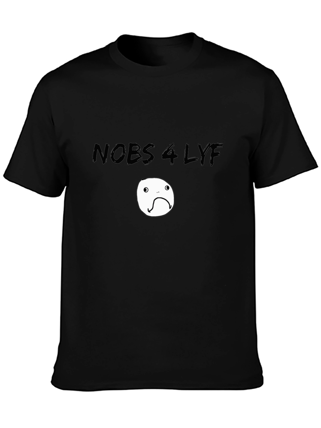 Nobs 4 Lyf Black Graphic Tee