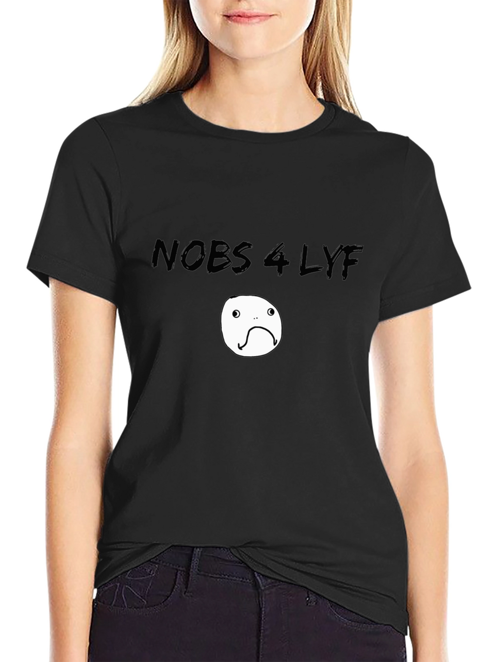 Nobs 4 Lyf Black Graphic Tee