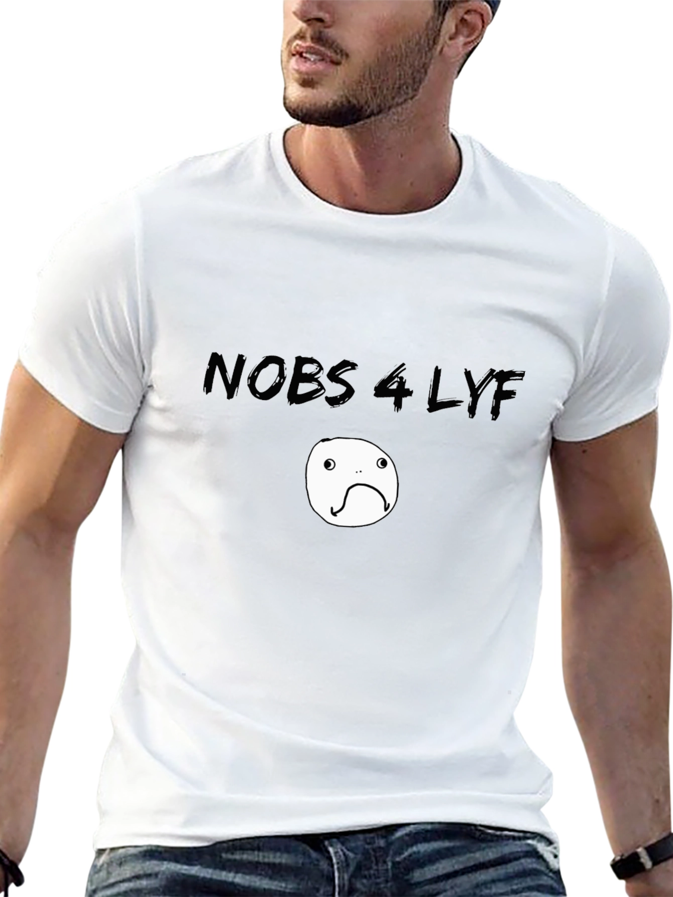 Nobs 4 Lyf Black Graphic Tee