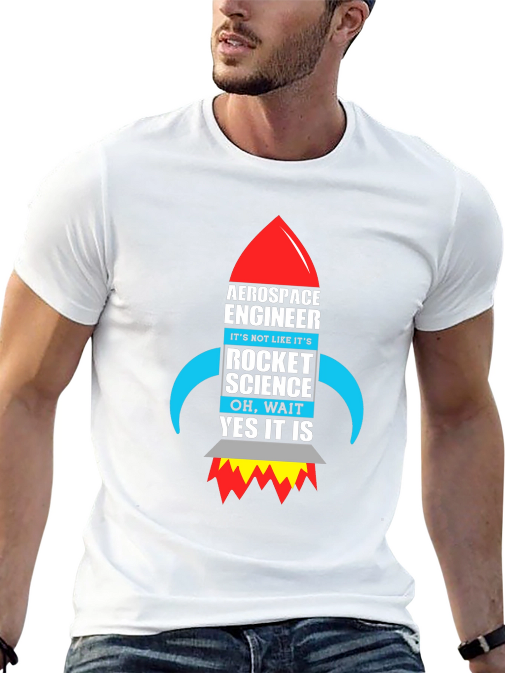 Aerospace Engineer Rocket Science Graphic T-Shirt