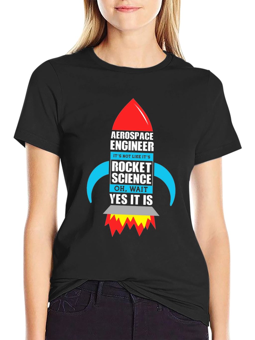 Aerospace Engineer Rocket Science Graphic T-Shirt