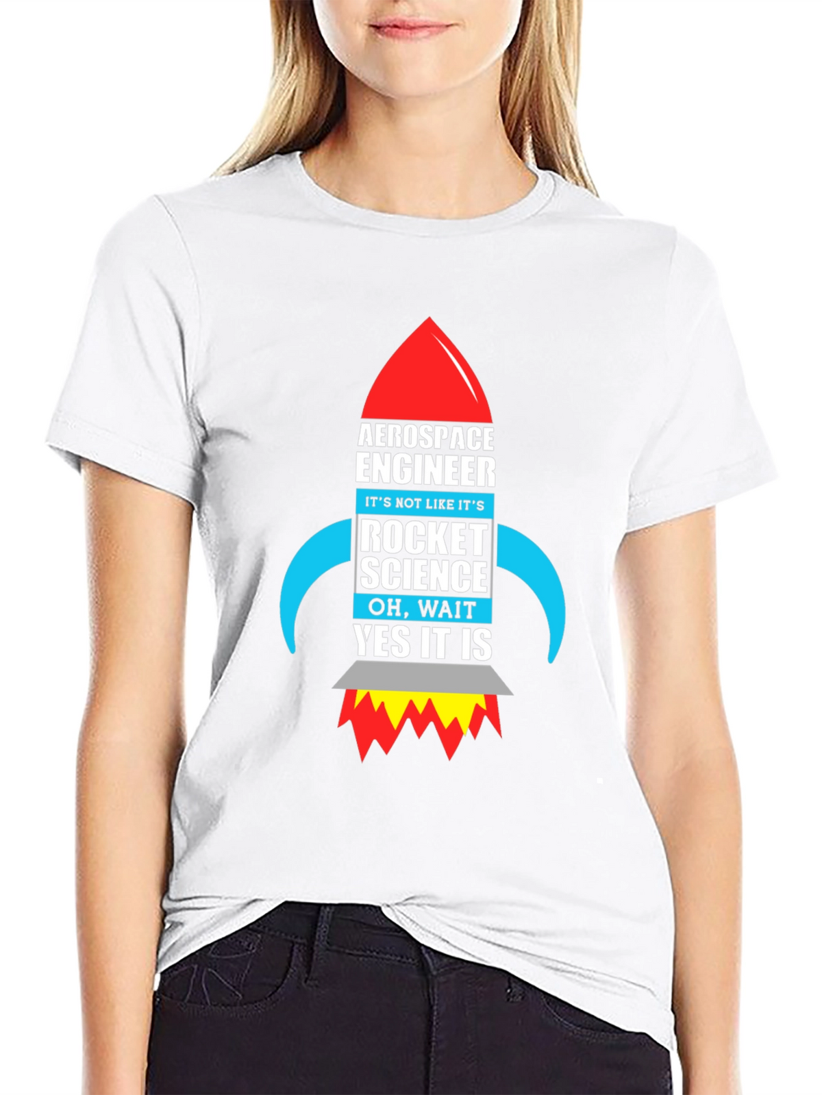 Aerospace Engineer Rocket Science Graphic T-Shirt