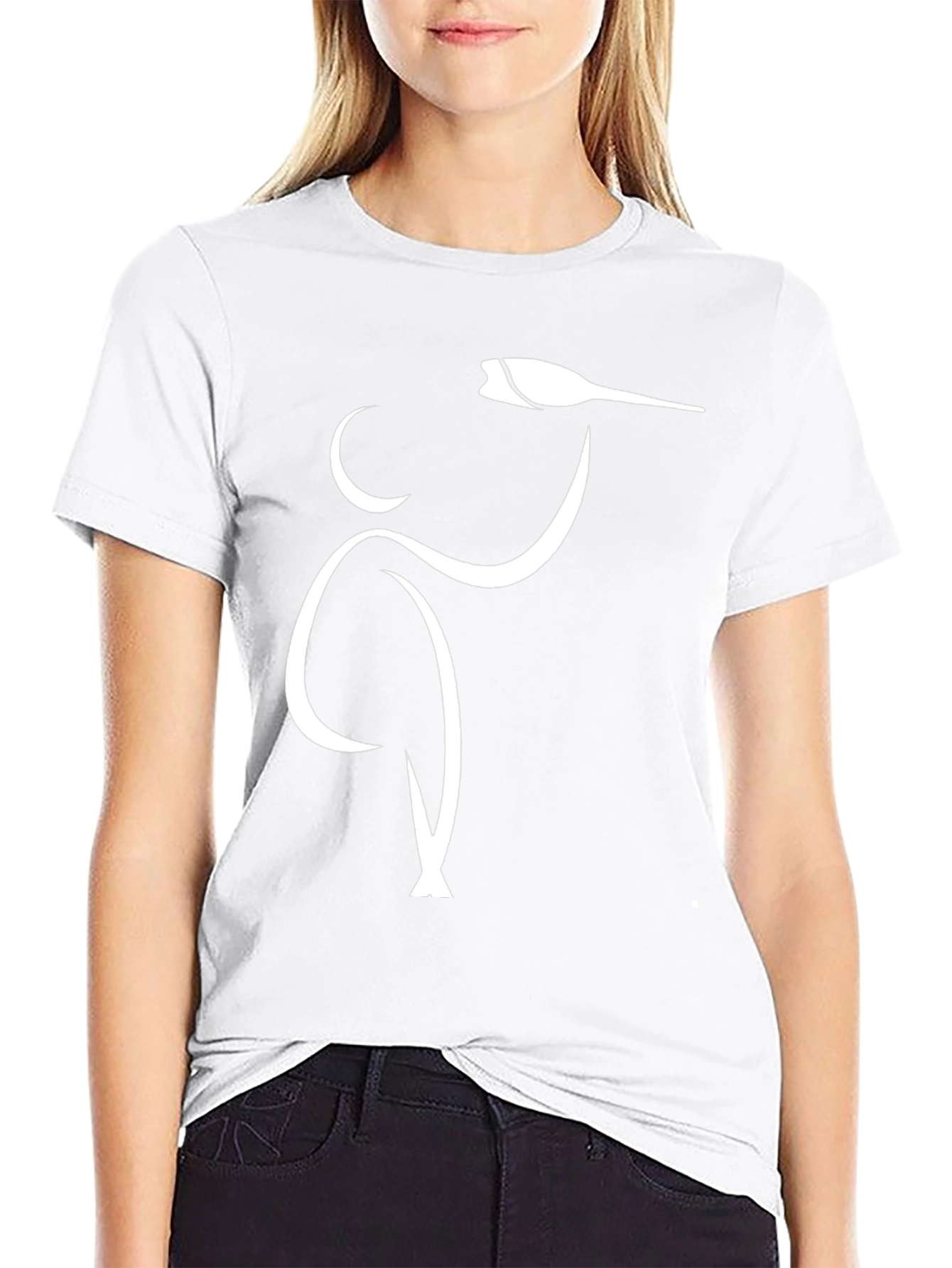 Stylized Sommelier Graphic T-Shirt - Modern Wine Lover Tee