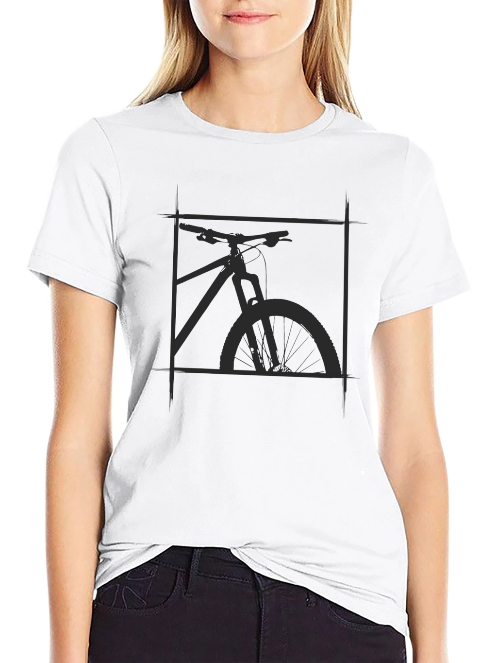 Black Bicycle Graphic Tee