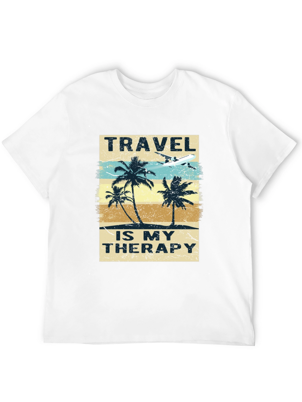 Travel is My Therapy Graphic T-Shirt