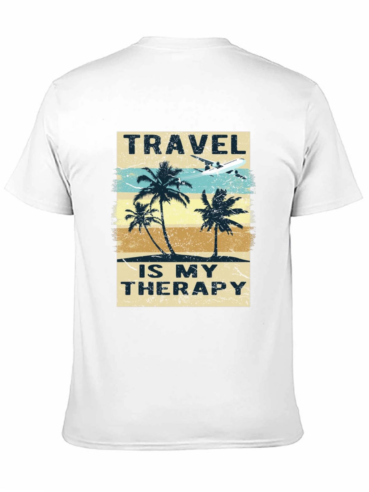 Travel is My Therapy Graphic T-Shirt