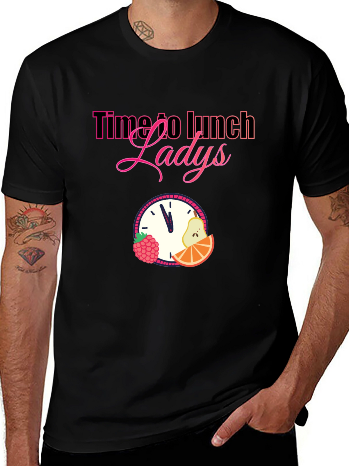 Time to Lunch Ladies Graphic T-Shirt