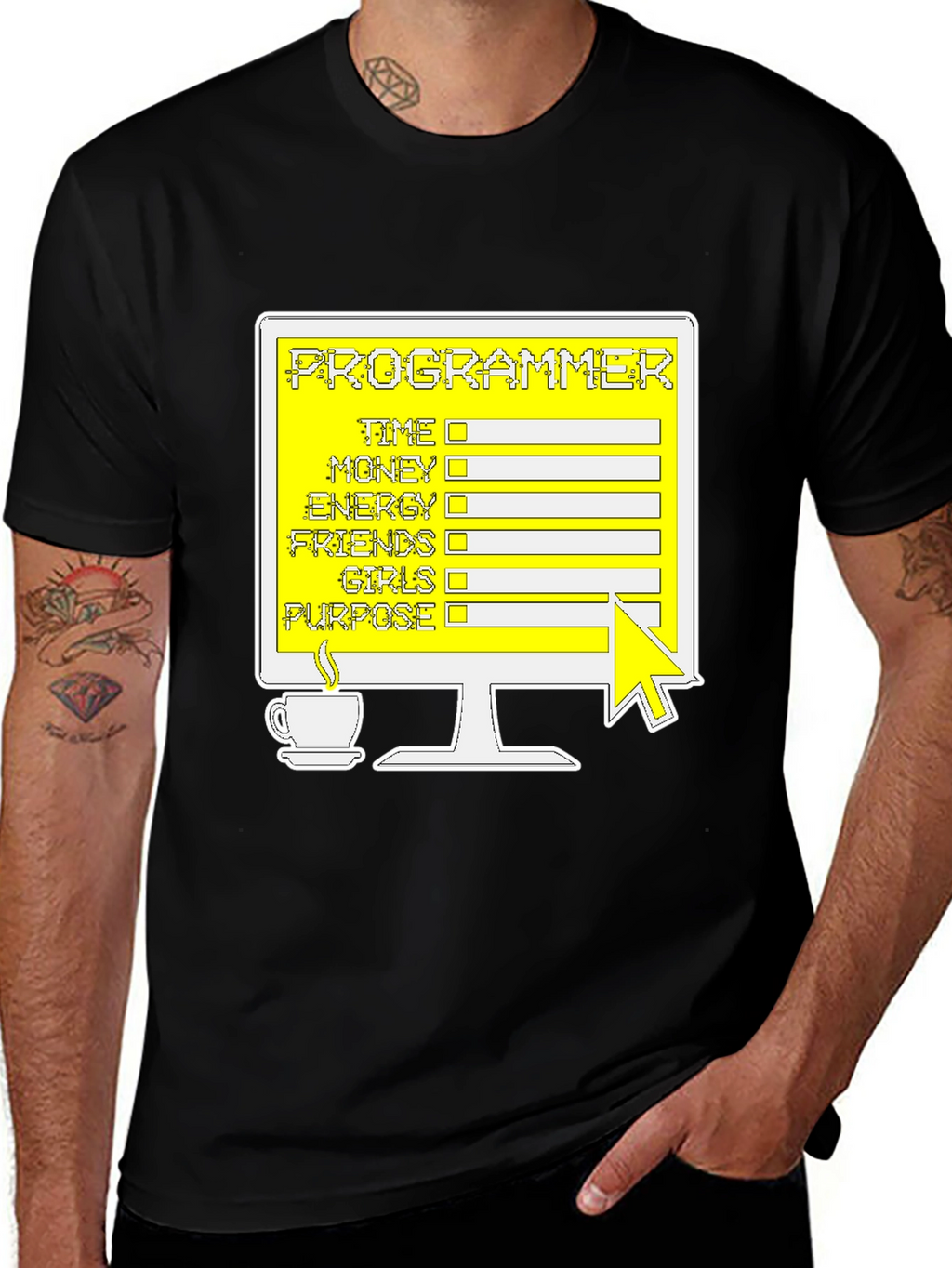 Programmer T-Shirt: Coding Checklist Novelty Tee