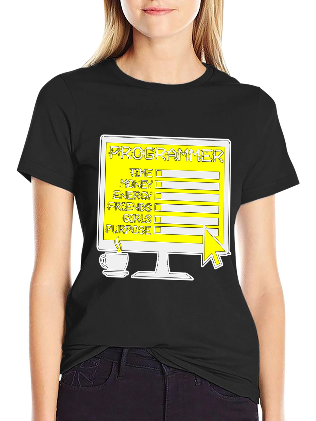 Programmer T-Shirt: Coding Checklist Novelty Tee