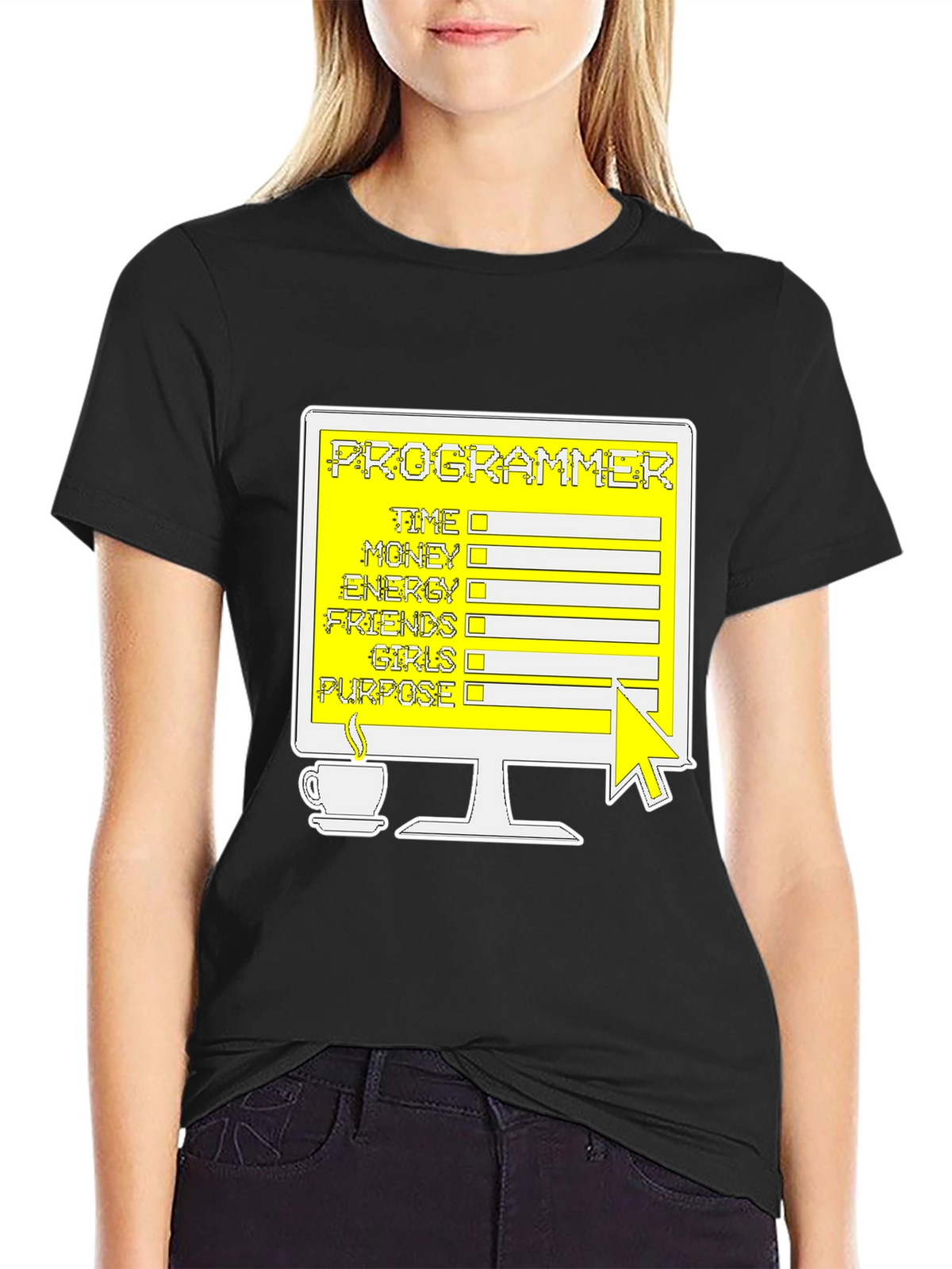 Programmer T-Shirt: Coding Checklist Novelty Tee