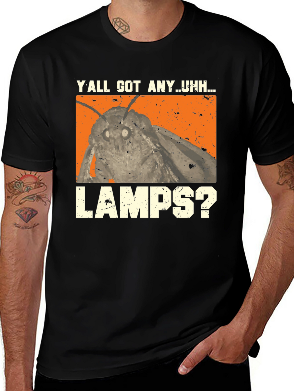 Moth Lamp Meme T-Shirt