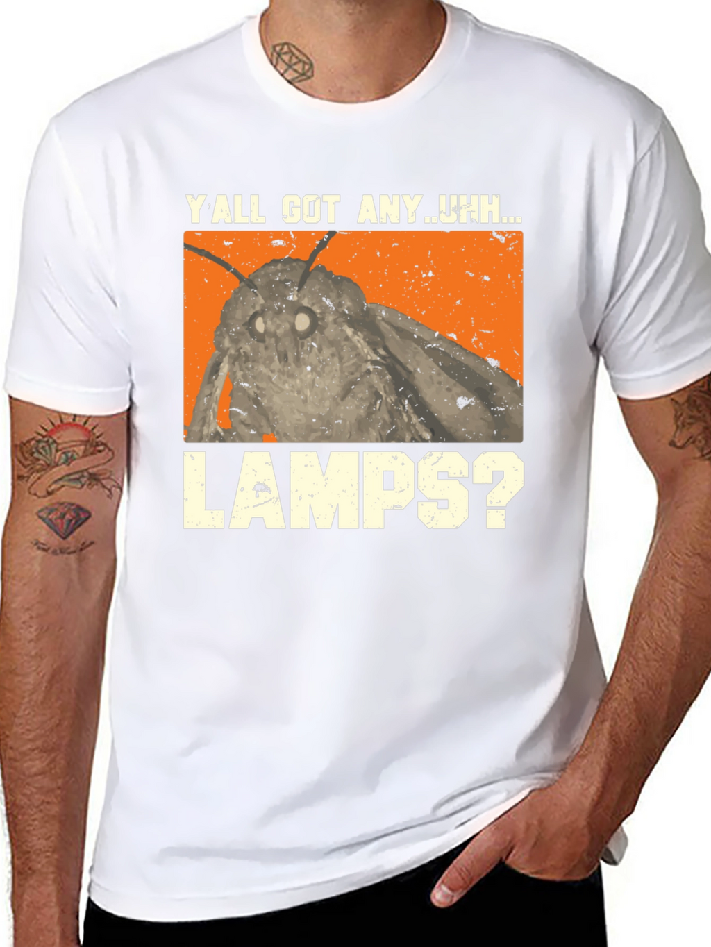Moth Lamp Meme T-Shirt