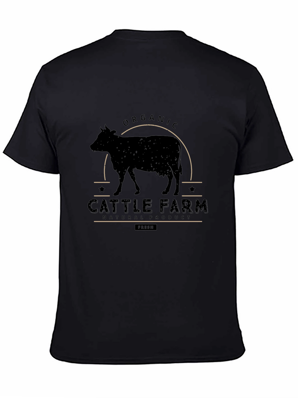 Organic Cattle Farm Graphic Tee