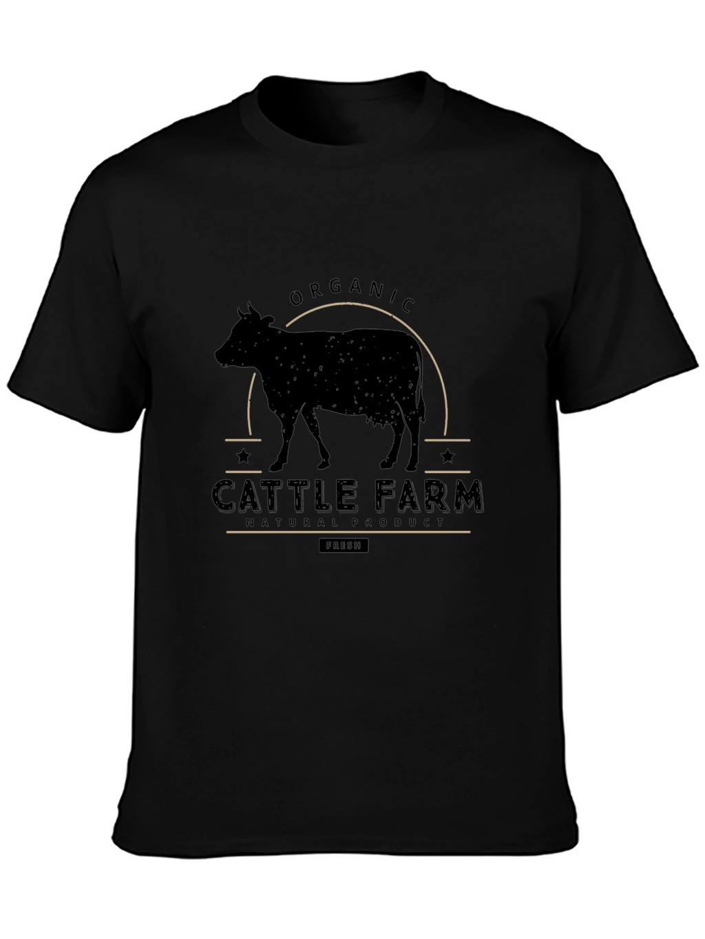 Organic Cattle Farm Graphic Tee