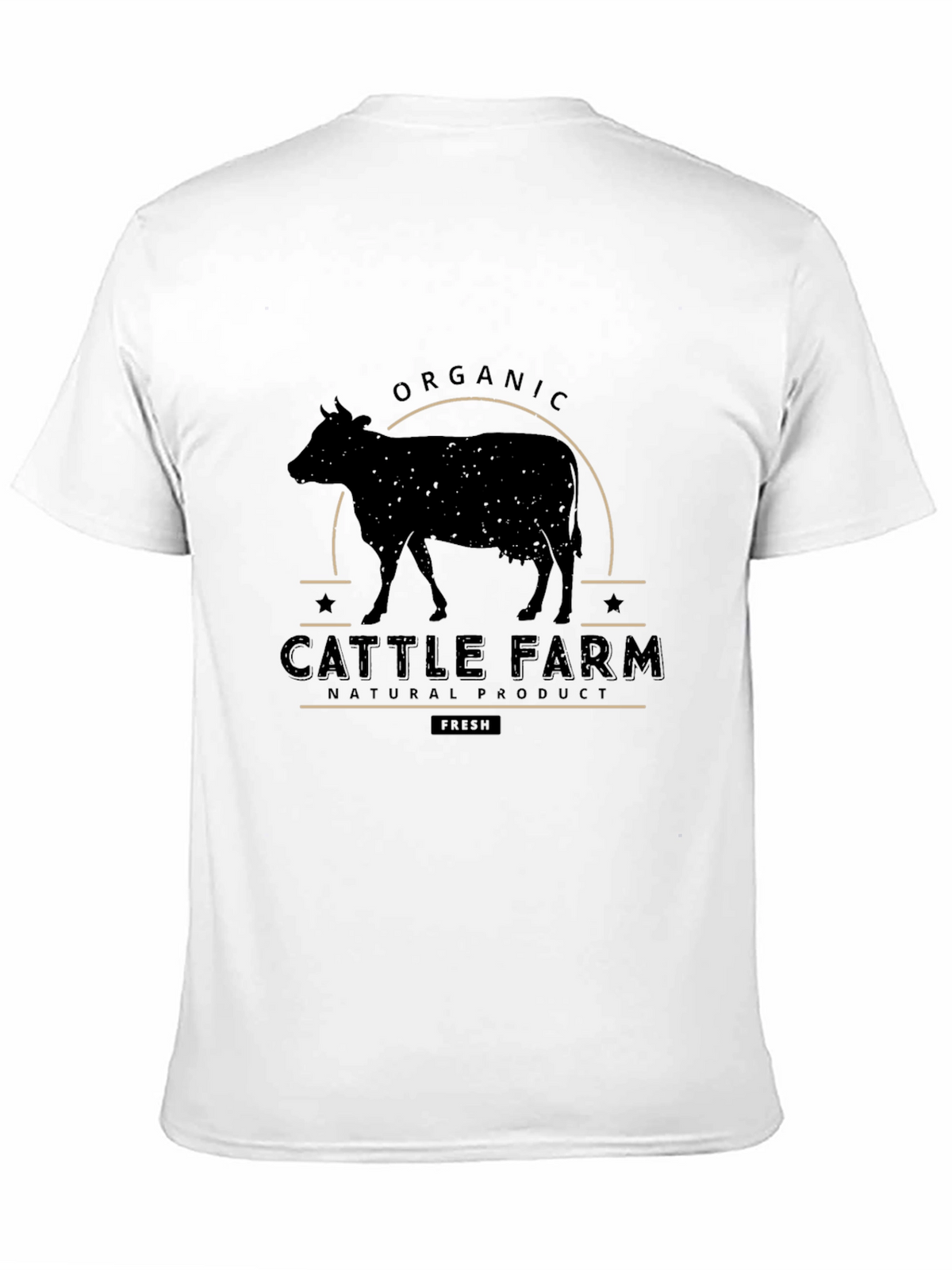 Organic Cattle Farm Graphic Tee
