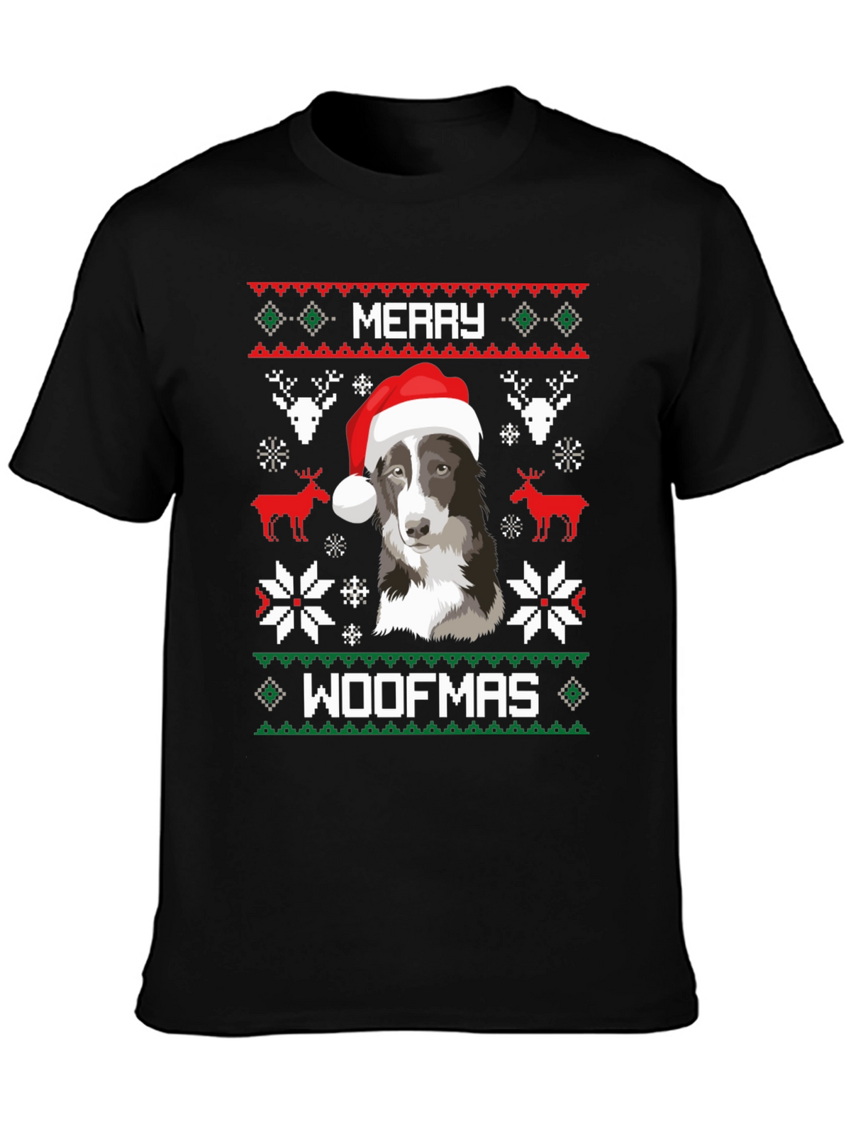 Merry Woofmas Dog Christmas T-Shirt