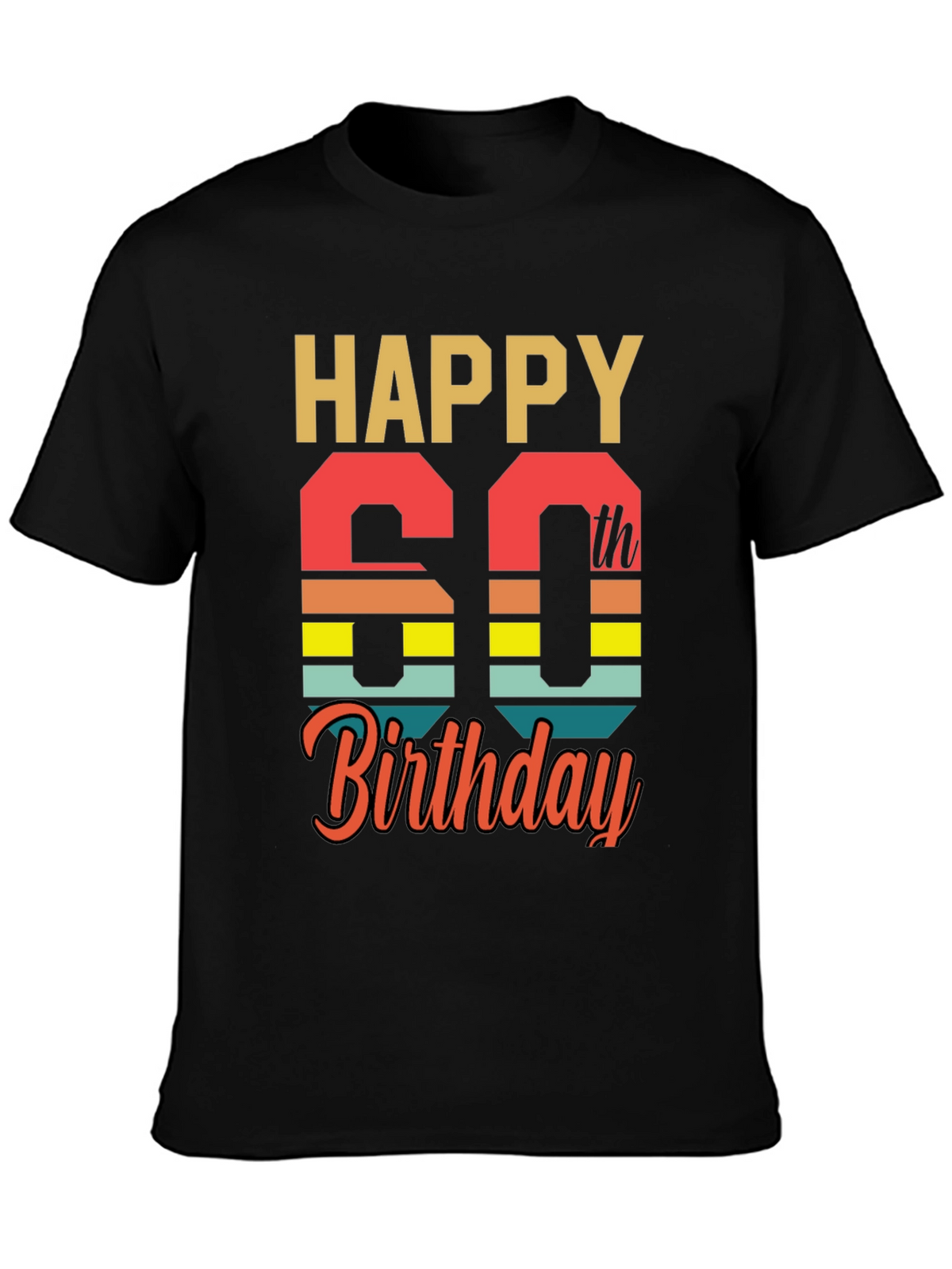 Happy 60th Birthday Graphic Tee