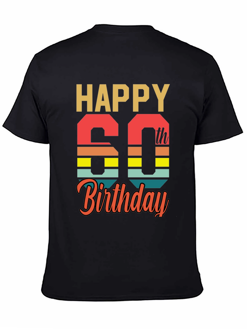 Happy 60th Birthday Graphic Tee