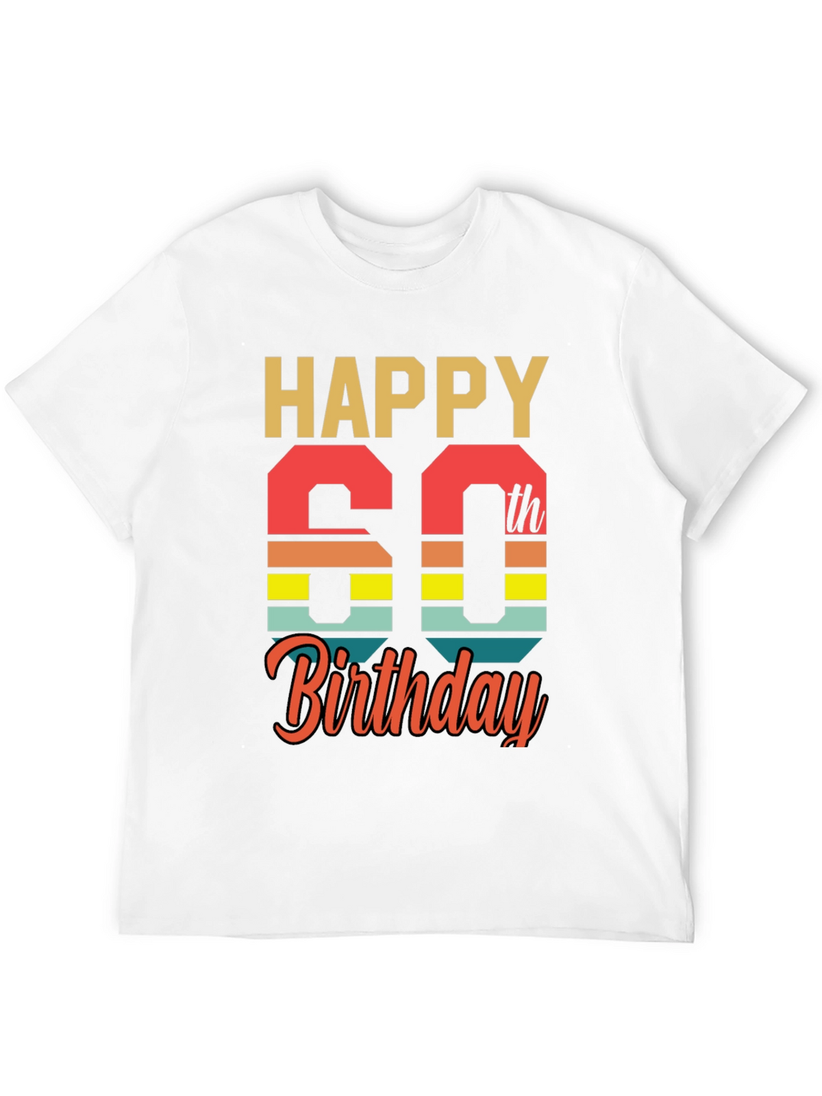 Happy 60th Birthday Graphic Tee