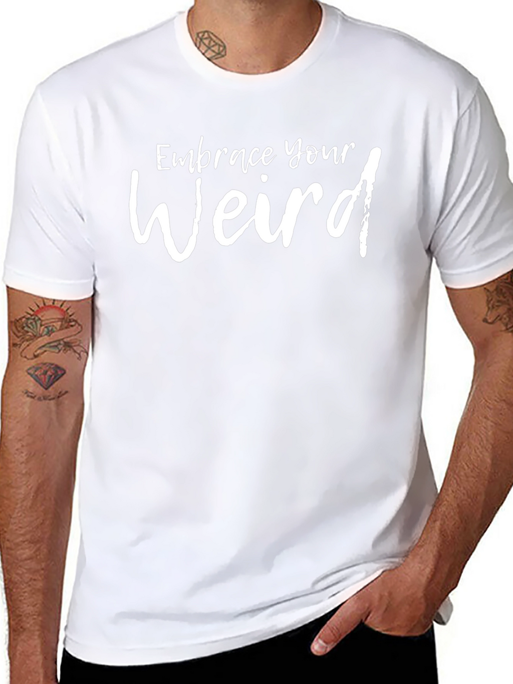 Embrace Your Weird Black Graphic Tee