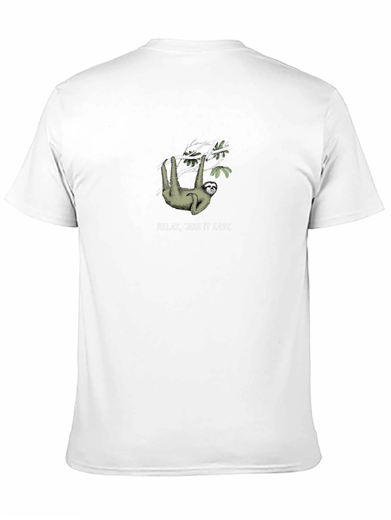 Relax Take it Easy Sloth Graphic T-Shirt