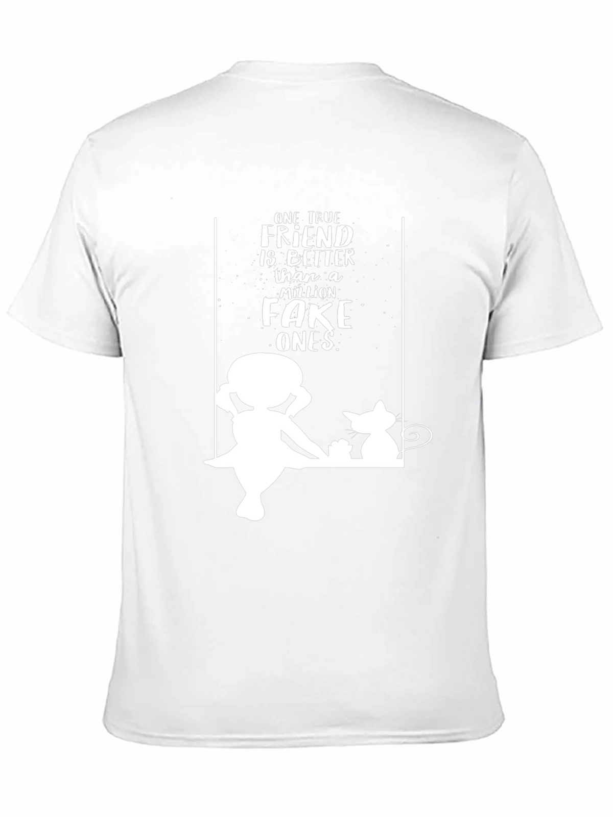 True Friend Graphic Tee - Unisex Black T-Shirt