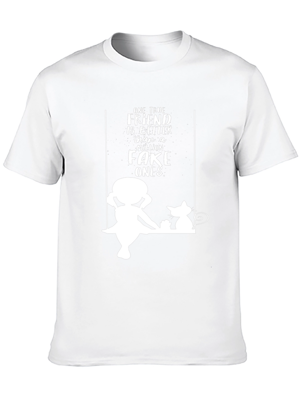 True Friend Graphic Tee - Unisex Black T-Shirt