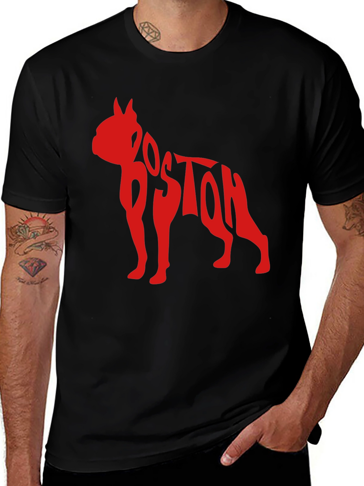 Boston Terrier T-Shirt - Graphic Dog Tee
