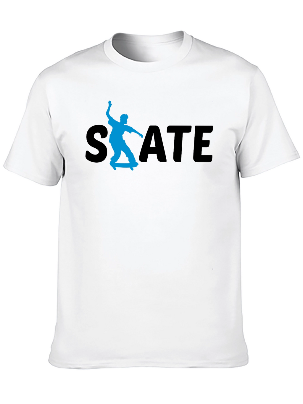 Skate T-Shirt - Black Cotton Tee