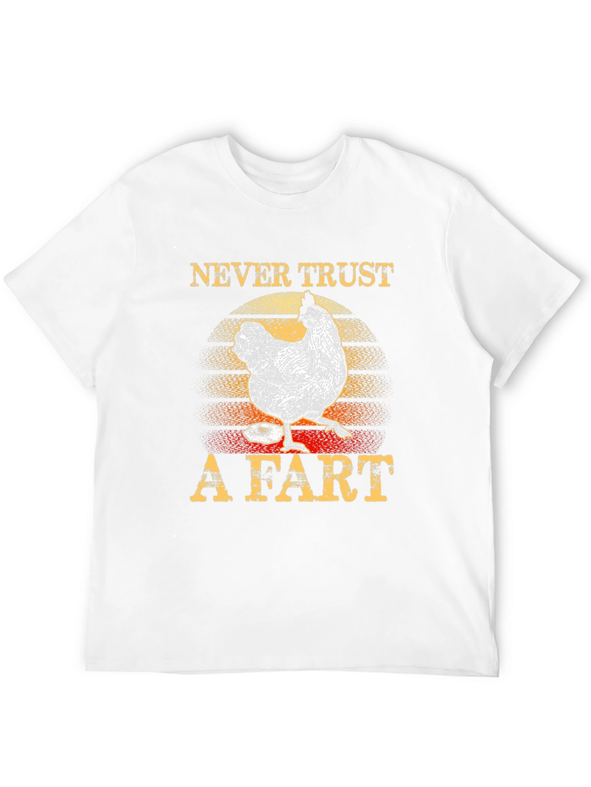 Funny Chicken Fart Graphic T-Shirt