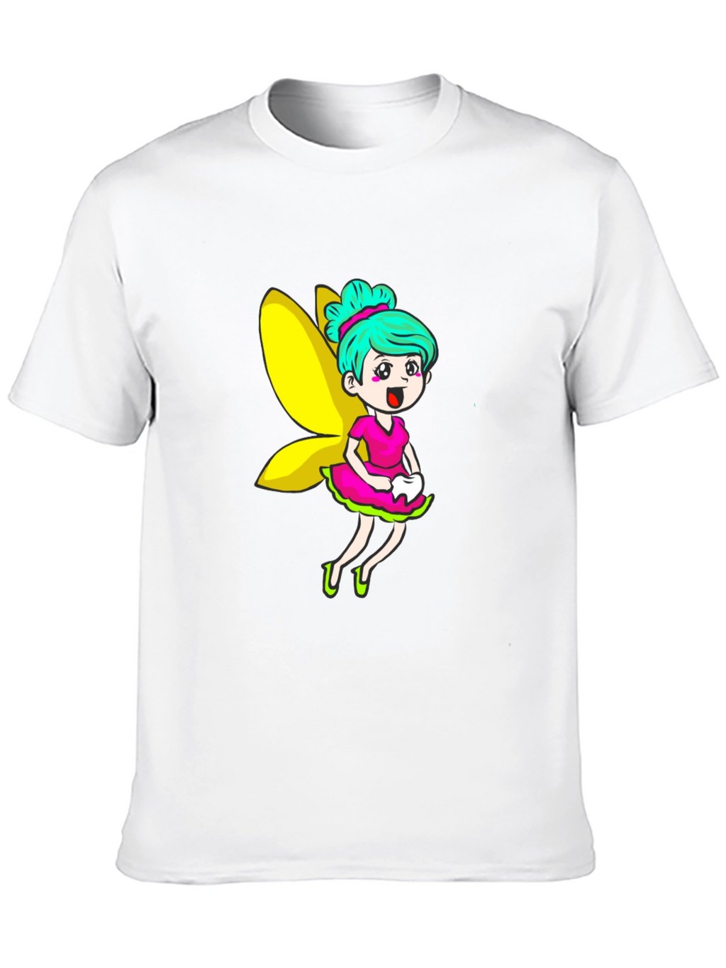Tooth Fairy Graphic Tee - Fun Cartoon Design