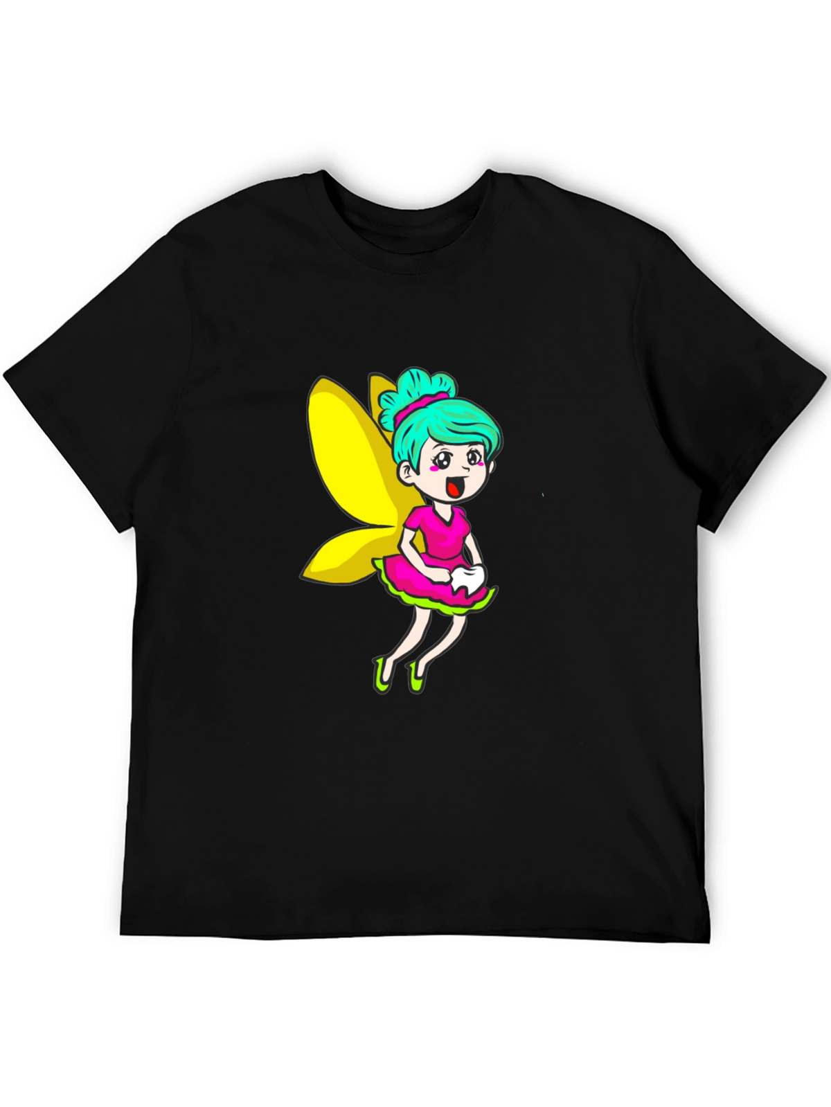 Tooth Fairy Graphic Tee - Fun Cartoon Design
