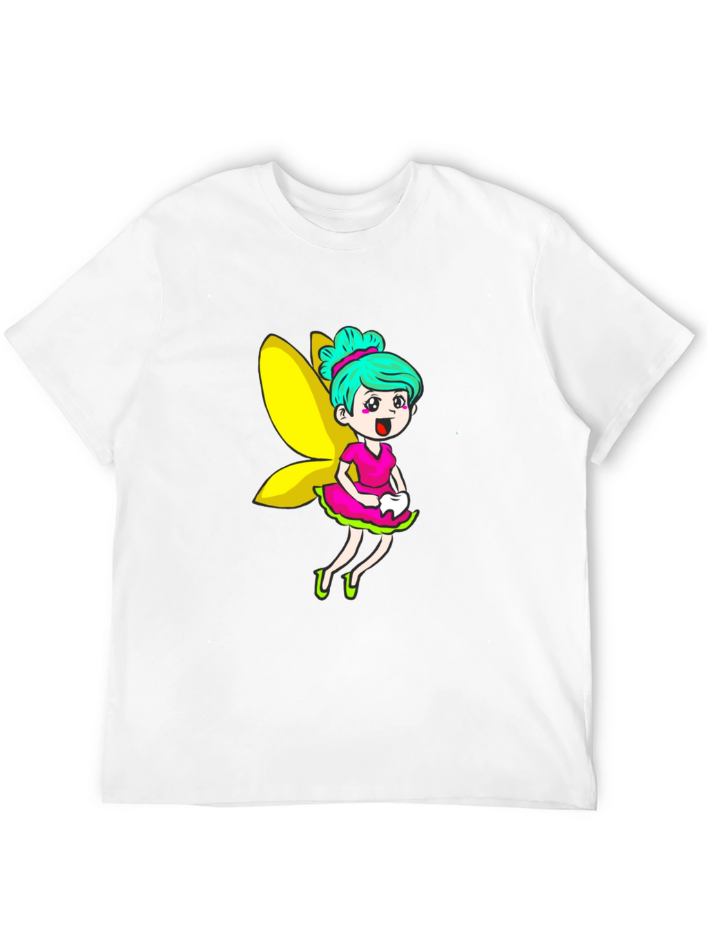 Tooth Fairy Graphic Tee - Fun Cartoon Design