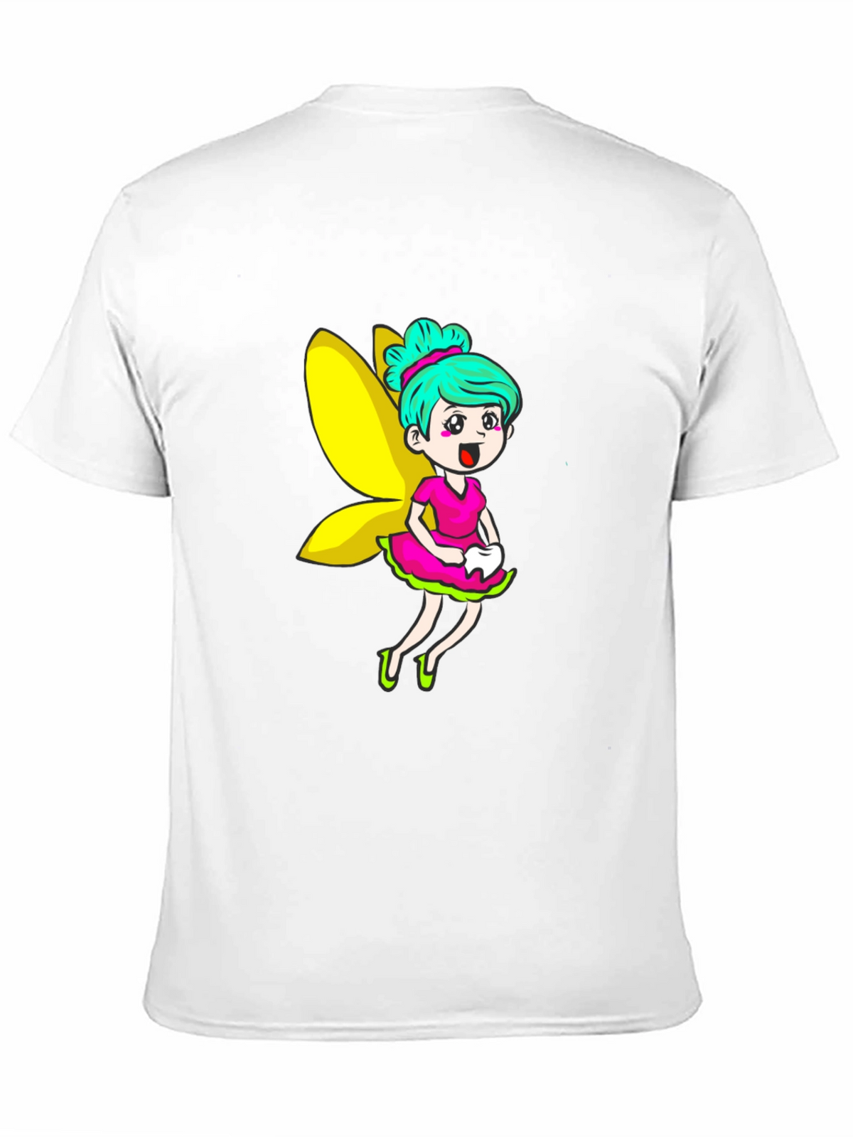 Tooth Fairy Graphic Tee - Fun Cartoon Design