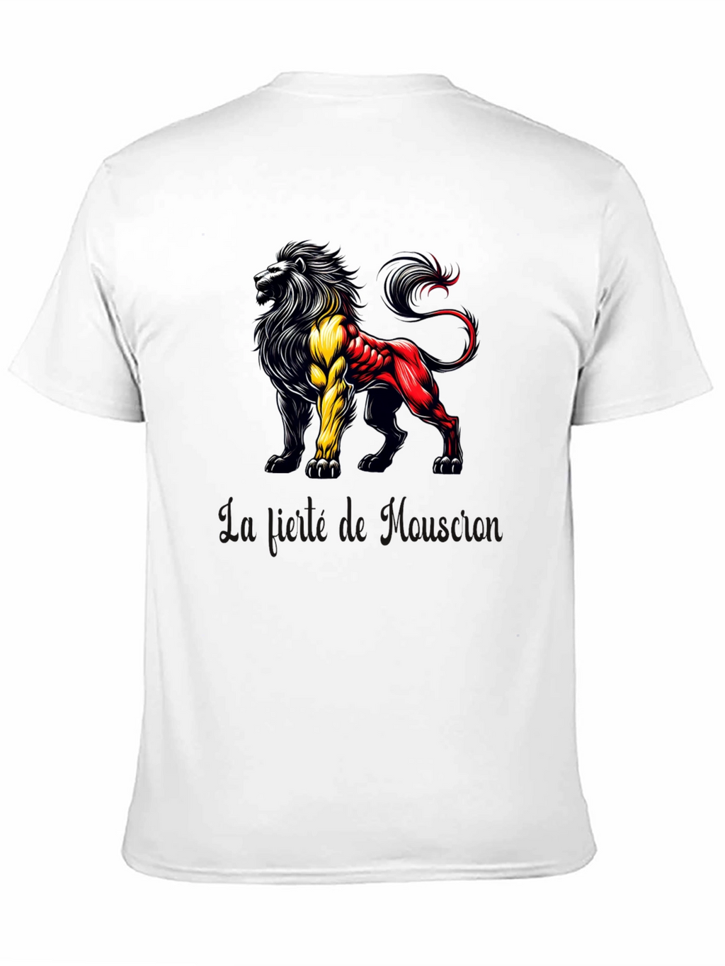 Belgian Lion Graphic T-Shirt - Mens Black Tee