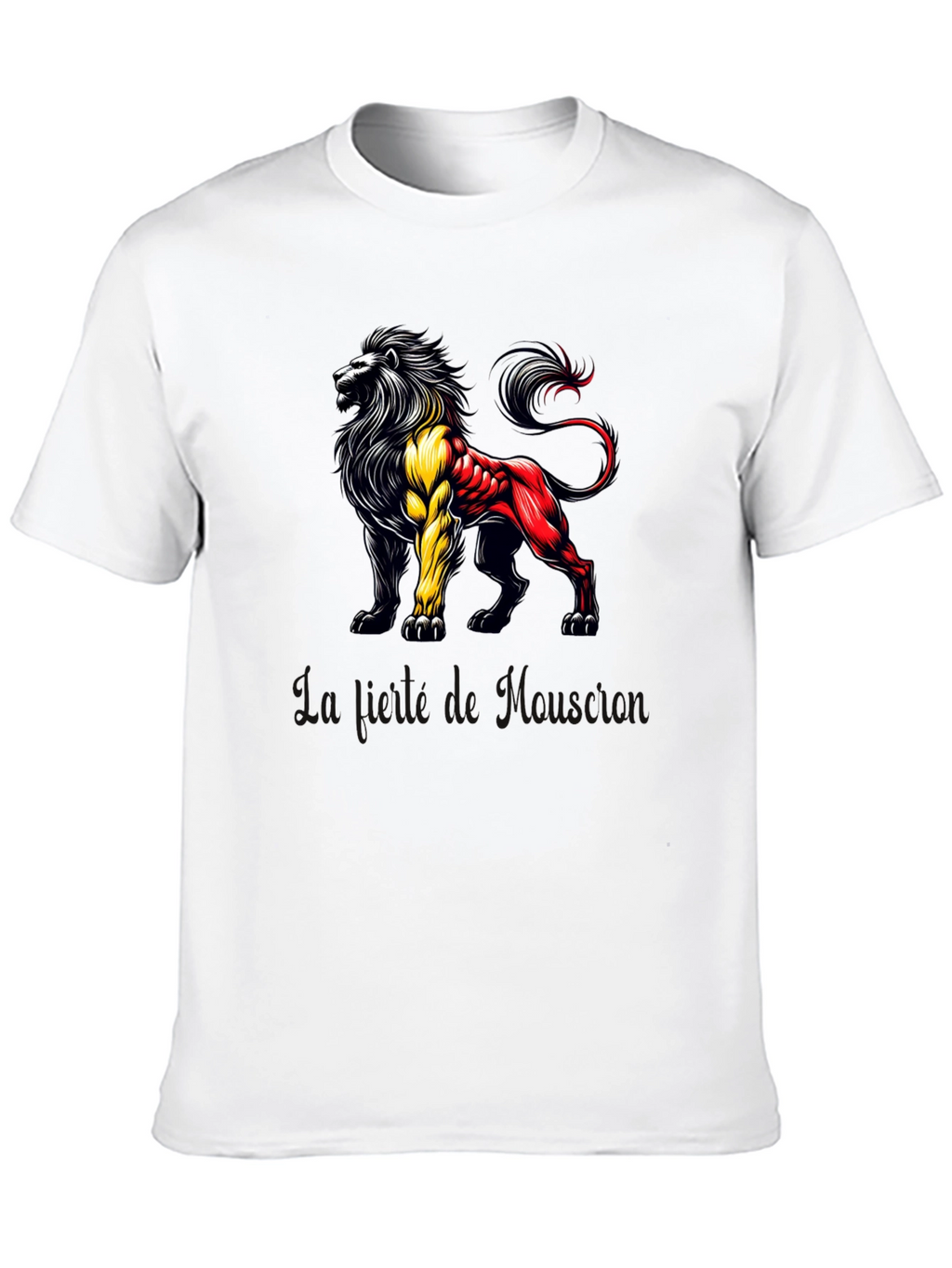 Belgian Lion Graphic T-Shirt - Mens Black Tee