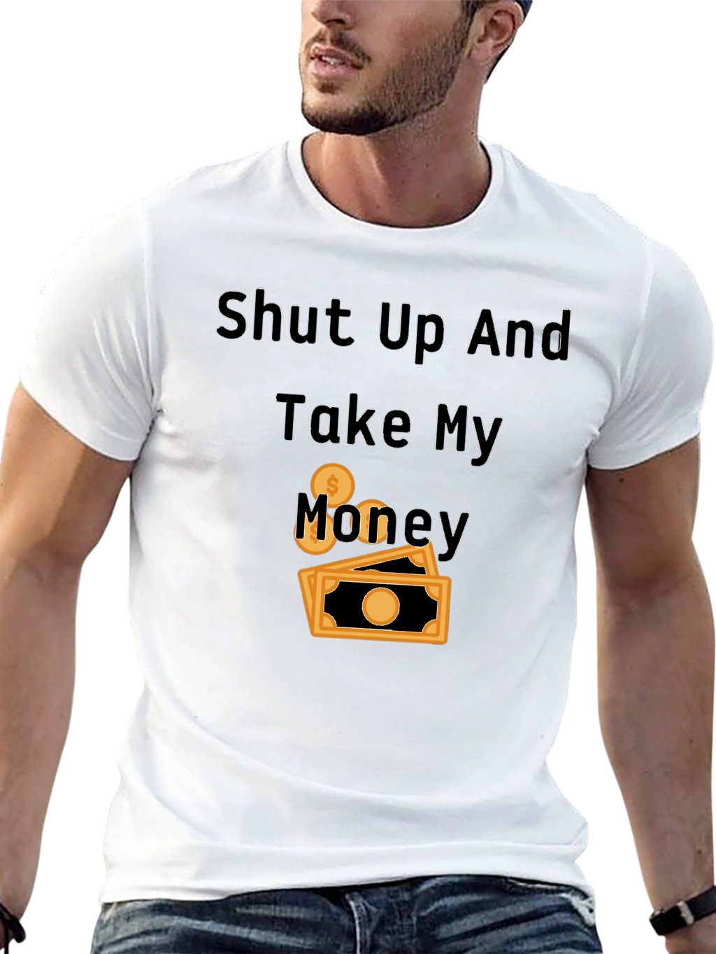 Shut Up and Take My Money Black T-Shirt