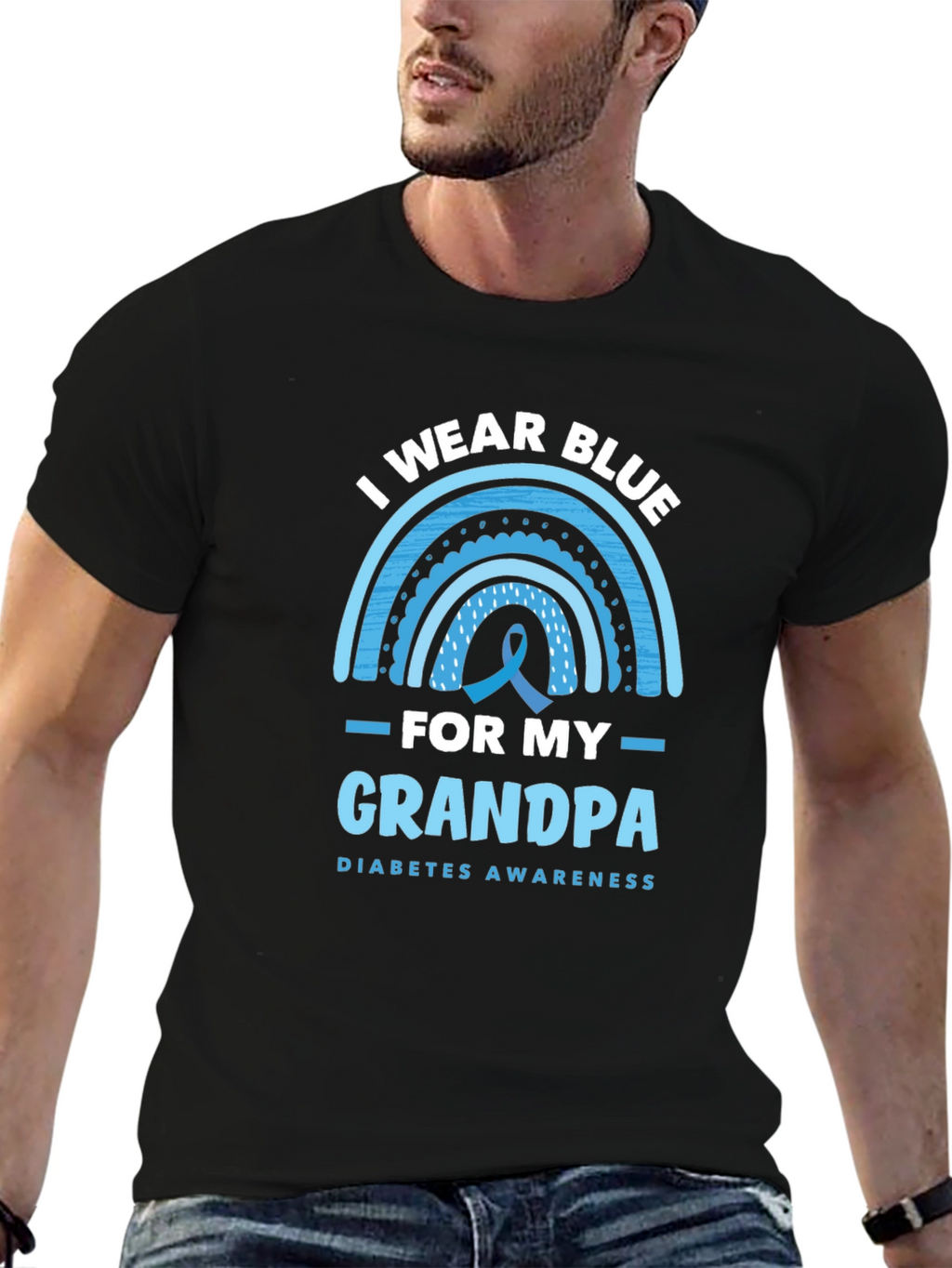 I Wear Blue for My Grandpa T-Shirt