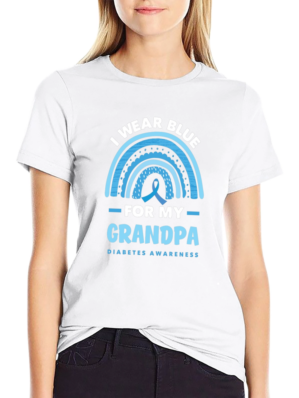 I Wear Blue for My Grandpa T-Shirt