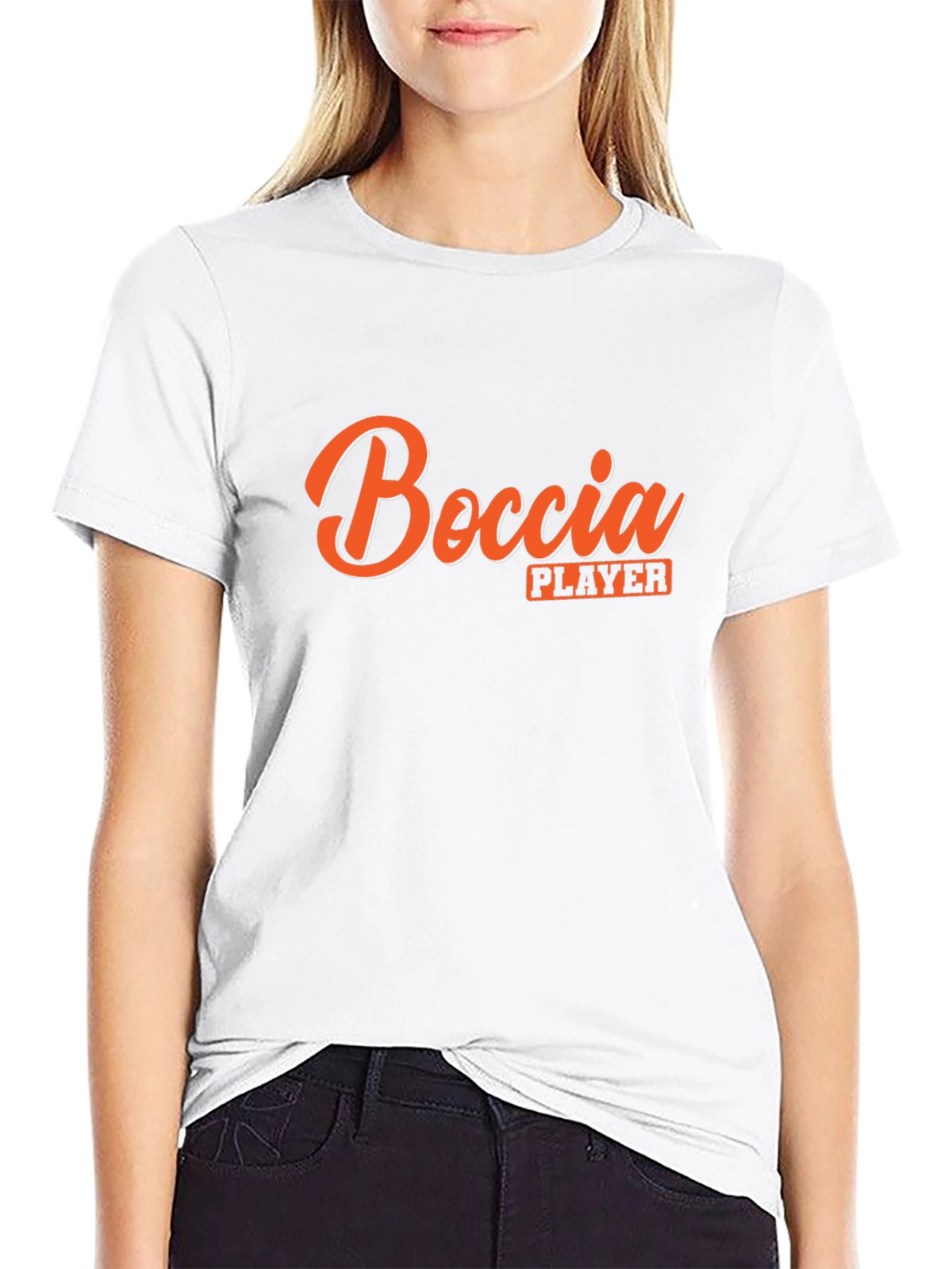 Boccia Player T-Shirt - Black Tee