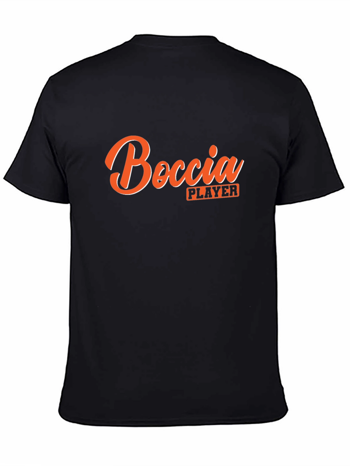 Boccia Player T-Shirt - Black Tee