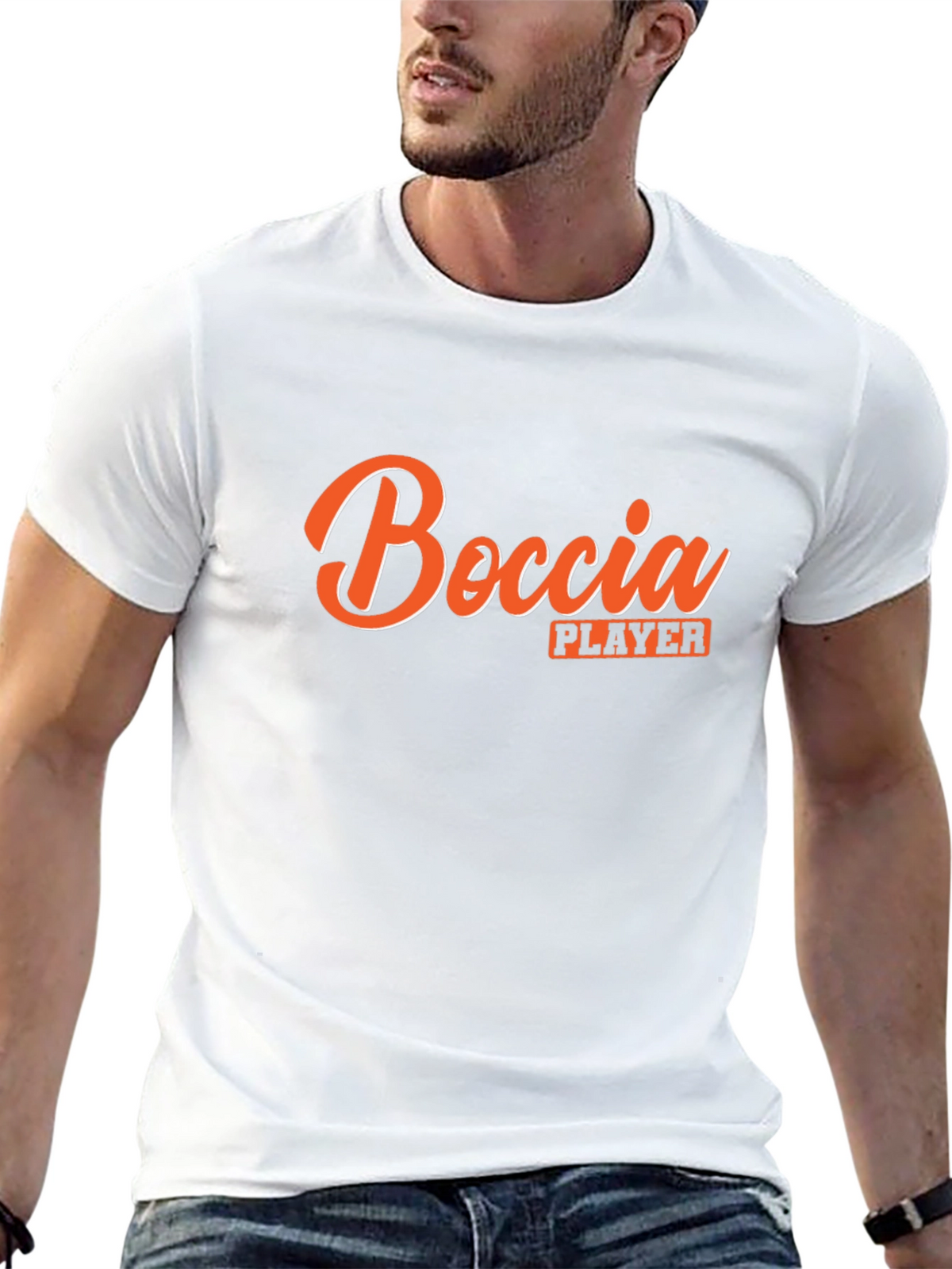 Boccia Player T-Shirt - Black Tee